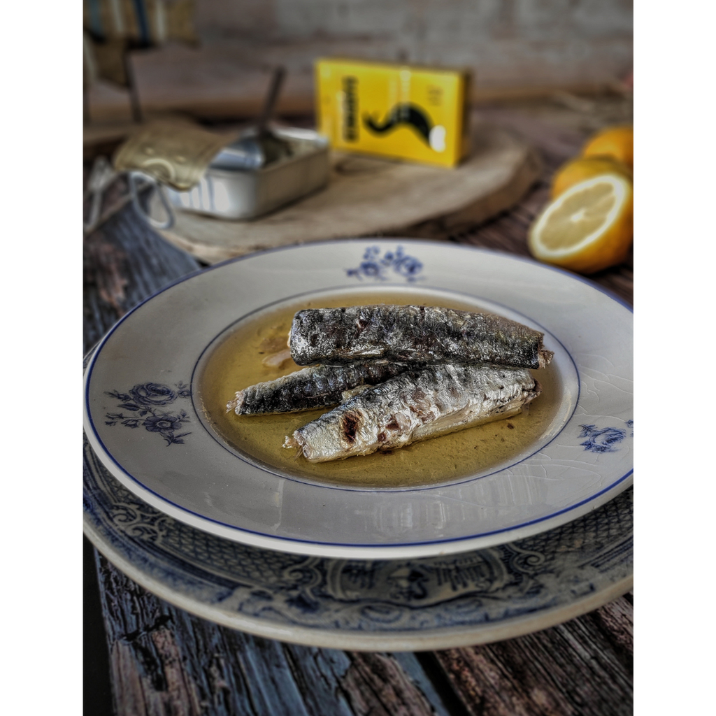 Sardiner i olivolja med citron