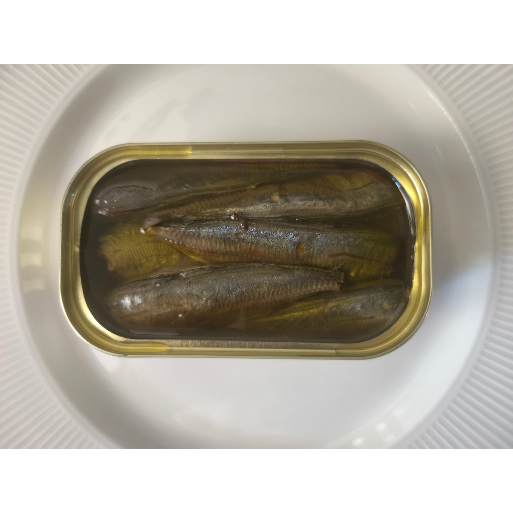 Taggmakrill med ekologisk extra jungfruolivolja
