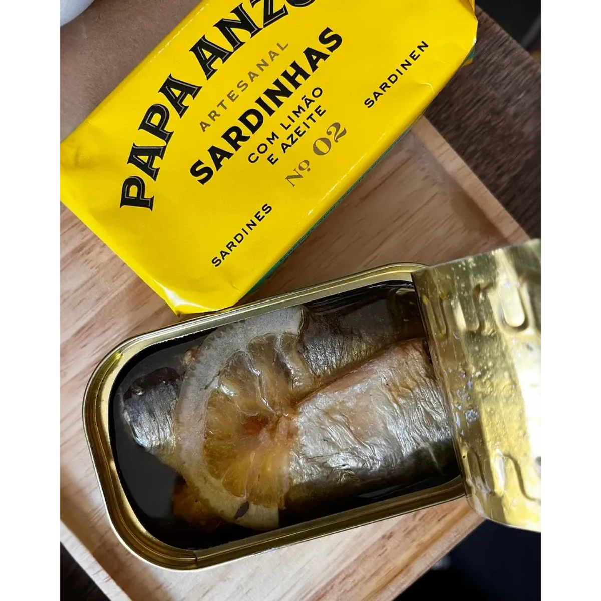 Sardiner i olivolja med citron