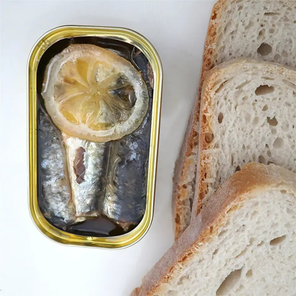 Sardiner i olivolja med citron