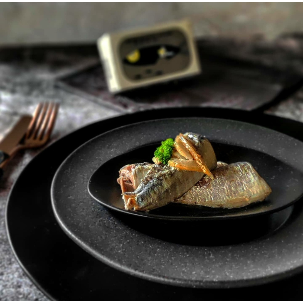 Sardiner i olivolja med citron