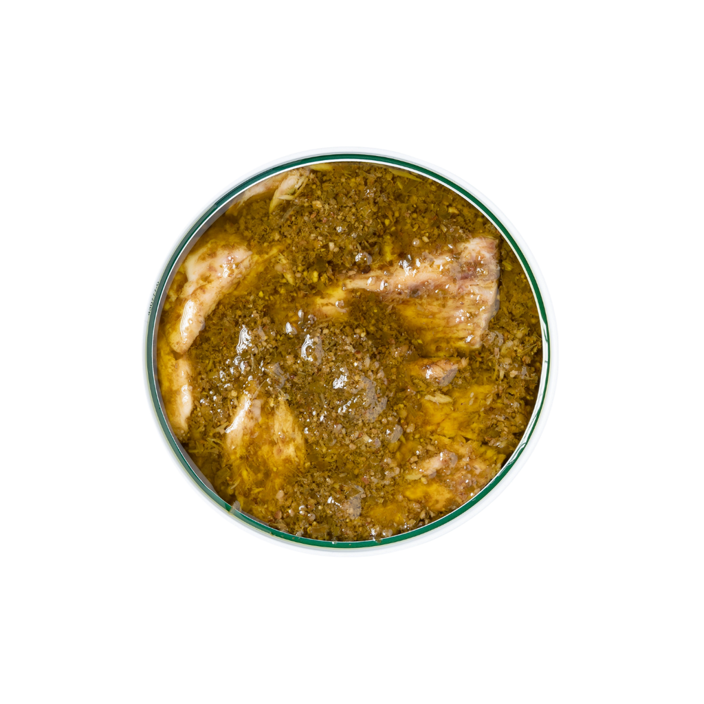 Tonfiskbuk i pesto