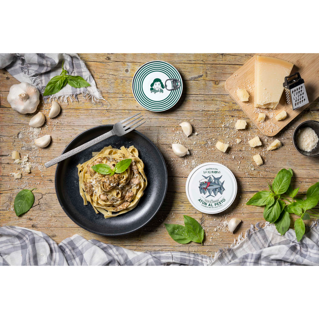 Tonfiskbuk i pesto